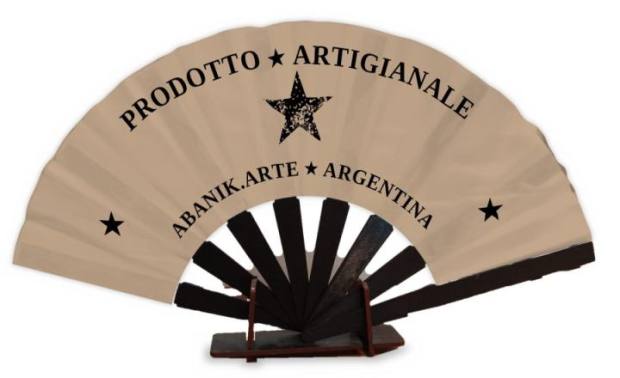 Abanico Prodotto artigianale beige