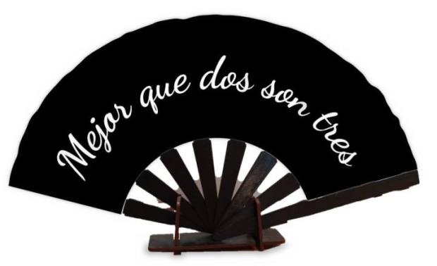 Abanico Mejor que dos son tres